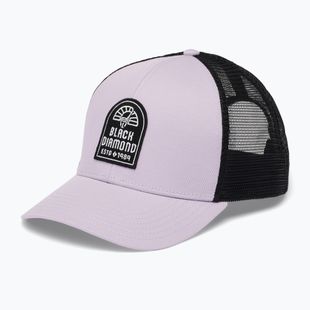 Кепка Black Diamond Trucker soft lilac / black / black cam patch