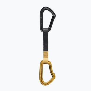 Карабін швидкий для альпінізму Black Diamond Hotforge Quickdraw 16 cm amber