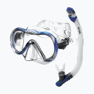 Набір для снорклінгу SEAC Bis Boss + Reverse Dry blue