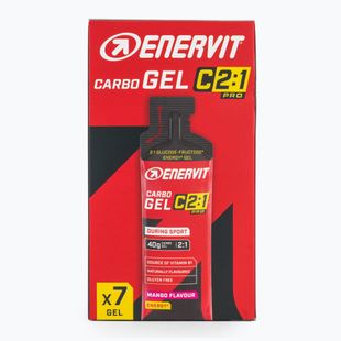Набір енергетичних гелів Enervit Carbo Gel C2:1Pro 7 pcs x 60 ml mango