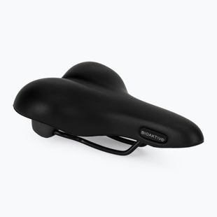 Чоловіче велосипедне сідло SAN MARCO Trekking Biofoam Large 30-60° чорне матове
