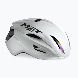 Шолом велосипедний MET Manta MIPS white holographic glossy