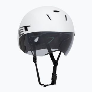 Шолом велосипедний MET Codatronica white/silver matt glossy