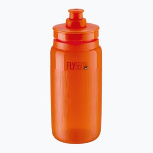 Пляшка велосипедна Elite FLY Tex 550 мл clear/orange red