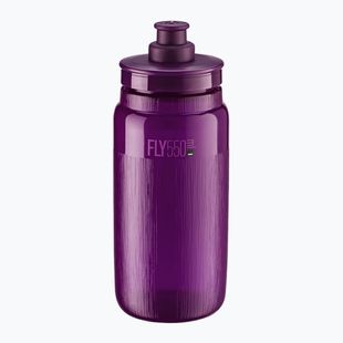 Пляшка велосипедна Elite FLY Tex 550 мл clear/purple