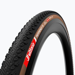 Шина велосипедна Vittoria Terreno T30 G2.0 TLR Gravel Endurance 700x37c чорний/коричневий