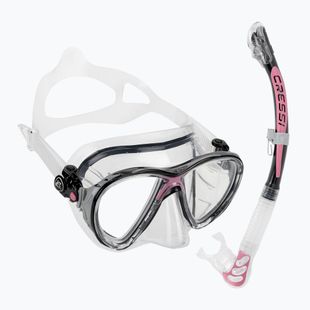 Набір для дайвінга Cressi Big Eyes Evolution + Alpha Ultra Dry black/pink