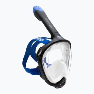 Маска повнолицьова для снорклінгу Cressi Java Full Face black/blue