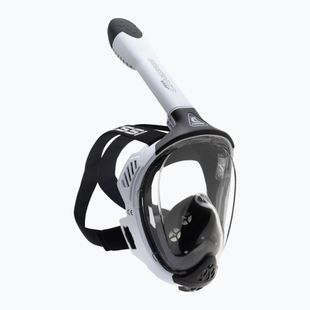 Маска повнолицьова для снорклінгу Cressi Java Full Face white/black