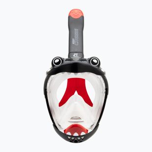 Маска повнолицева для снорклінгу дитяча Cressi Kiddy Full Face Jr black/clear/red