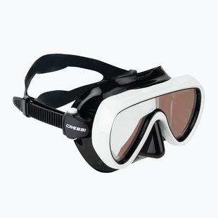 Маска для дайвінгу жіноча Cressi Honey 420 UV black/white/blue/orange