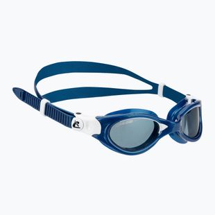 Окуляри для плавання жіночі Cressi Flash blue metal/white smoked