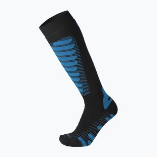 Шкарпетки лижні Mico Heavy Weight Superthermo Primaloft Merino Ski nero/azzurro