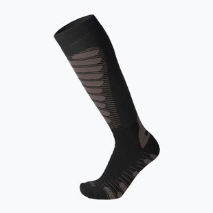 Шкарпетки лижні Mico Heavy Weight Superthermo Primaloft Merino Ski nero grigio