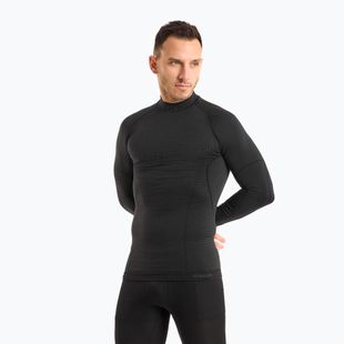Чоловіча термоактивна кофта Mico Odor Zero Mock Neck nero