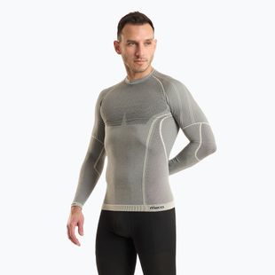 Чоловіча термоактивна кофта Mico Odor Zero Round Neck grigio