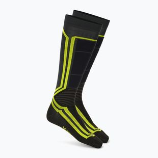 Шкарпетки гірськолижні Mico Light Weight Odor Zero X-Static Ski antracite/giallo fluo