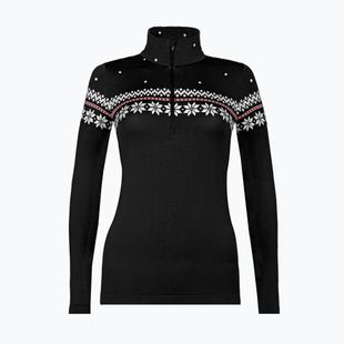 Кофта термічна жіноча Newland Hilde Half Zip black/white