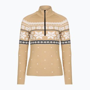 Кофта термічна жіноча Newland Isalind Half Zip biscuit/white