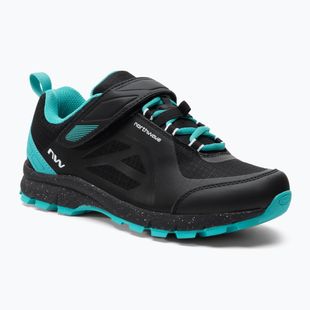 Кросівки велосипедні МТВ жіночі Northwave Escape Evo black/turquoise