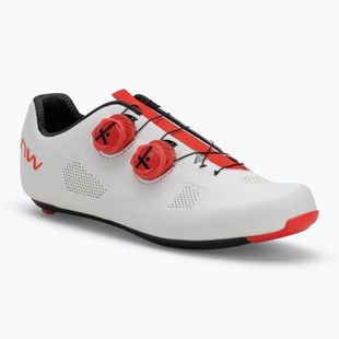 Кросівки велосипедні чоловічі Northwave Revolution white/red fluo