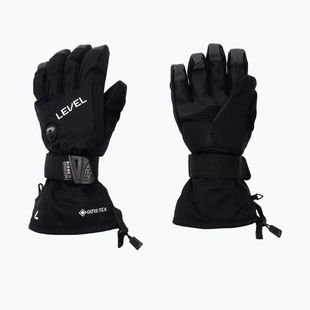 Рукавиці для сноуборду чоловічі Level Half Pipe Gore Tex чорні 1011
