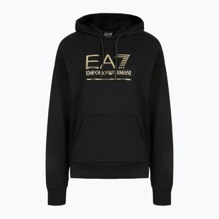 Кофта чоловіча EA7 Emporio Armani Train Visibility Hoodie black / gold