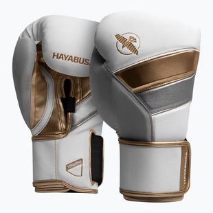 Рукавиці боксерські Hayabusa T3 white/gold