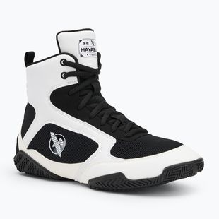 Кросівки боксерські чоловічі Hayabusa Pro Boxing black white