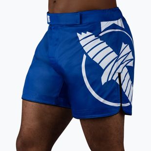 Шорти для тренувань чоловічі Hayabusa Icon Mid-Thigh MMA blue/white