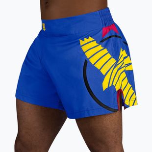 Шорти для тренувань чоловічі Hayabusa Icon Kickboxing blue/yellow