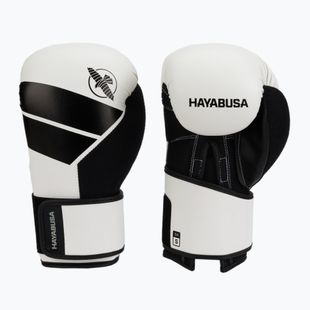 Рукавиці боксерські Hayabusa S4 чорно-білі S4BG