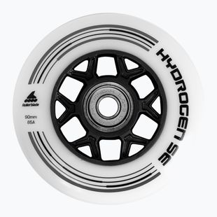Колеса для роликових ковзанів Rollerblade Hydrogen SE 90 мм/85A + ILQ9 8 шт. white/black