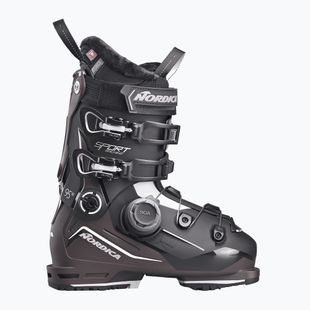 Черевики лижні жіночі Nordica Sportmachine 3 95 W BOA GW black/purple irid./white