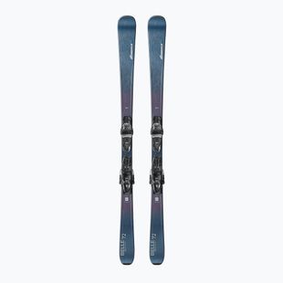 Лижі гірські жіночі + кріплення Nordica Belle 72 + TP2COMP10 FDT midnight-blue/rainbow