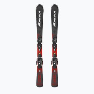 Лижі гірські дитячі + кріплення Nordica Team JR (110-150) + J7.0 FDT black/red