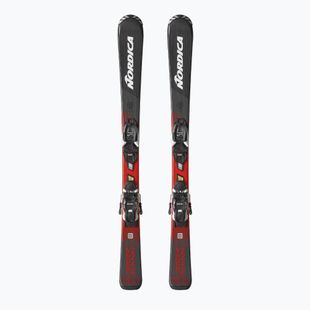 Лижі гірські дитячі + кріплення Nordica Team JR (100-140) + J4.5 FDT black/red