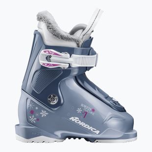 Черевики лижні дитячі Nordica Speedmachine J 1 blue/light blue/fucsia