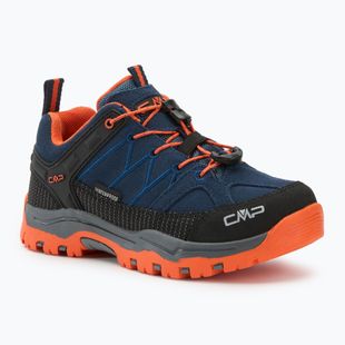 Черевики трекінгові дитячі CMP Rigel Low Wp b.blue / arancio