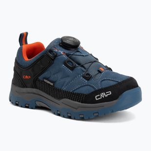 Взуття трекінгове дитяче CMP Kiruna Low FitGo Waterproof bluestone/arancio