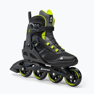 Роликові ковзани чоловічі Rollerblade Macroblade 84 BOA чорно-зелені 07370600