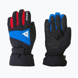 Рукавиці лижні дитячі Dainese Hp Scarabeo black taps/high risk red/lapi