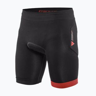 Дитячі велошорти з захистом Dainese Scarabeo Shorts чорні/червоні