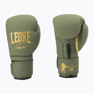 Рукавиці воксерські LEONE Military Green зелені GN059G