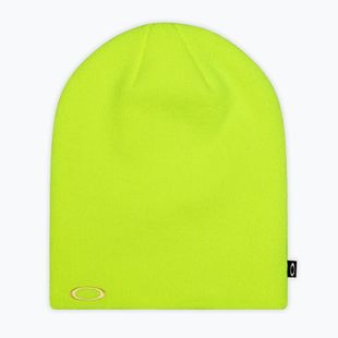Шапка зимова Oakley Fine Knit neon yellow