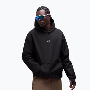 Кофта для сноуборду чоловіча Oakley Wintertide Scratched Hoodie pitch black