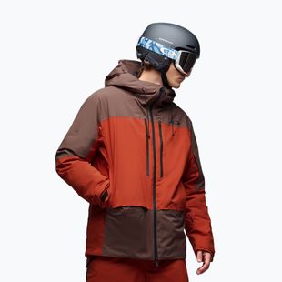 Куртка лижна чоловіча Oakley Canopy Pro Insulated dark umber/flame red