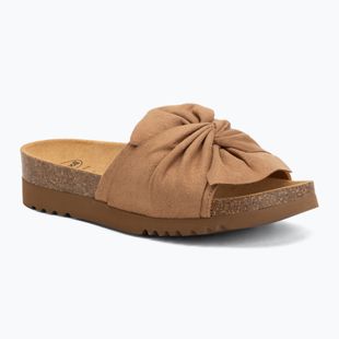 Жіночі шльопанці Scholl Princess Med camel
