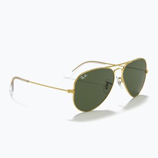 Окуляри сонцезахисні Ray-Ban Aviator Classic arista gold/green g-15