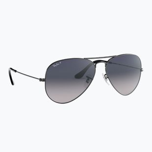 Окуляри сонцезахисні Ray-Ban Aviator Classic gunmetal/blue polarized